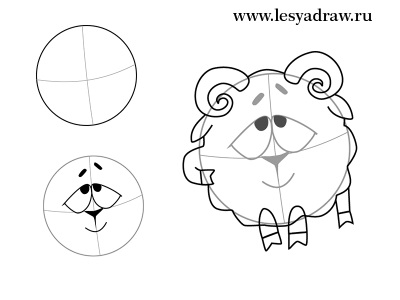 Hogyan rajzoljunk Smeshariki (omladozó, Barash és pandák) - tanulságok levonása - hasznos artsphera