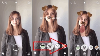 Cum de a deschide o mască într-un snapchat