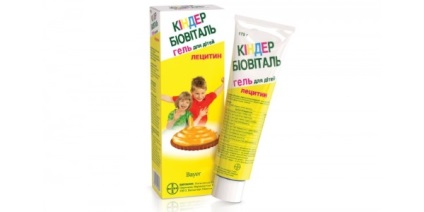 Kinder gel biovital pentru copii instrucțiuni de utilizare, compoziție, efecte secundare, preț, analogi