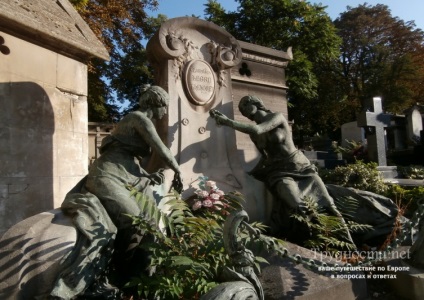 Cimitirul Pearl-lachaise în Paris Cine este îngropat, cum să ajungi acolo, articol de fotografie