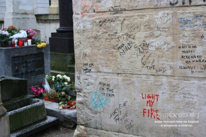 Cimitirul Pearl-lachaise în Paris Cine este îngropat, cum să ajungi acolo, articol de fotografie