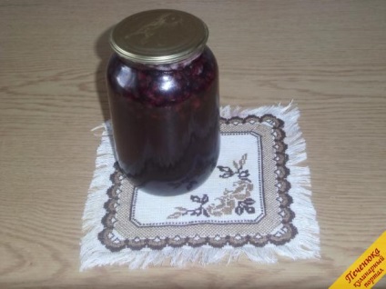 Compote din coacăz negru conservată (rețetă pas cu pas cu fotografie)