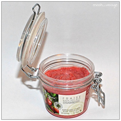 Căruia căpșunul cu zahăr) exfoliant pentru organism - căpșuni sălbatice - yves rochermashvisage,