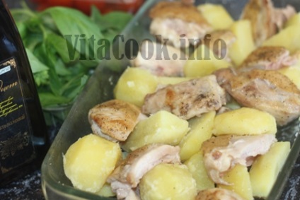 Pui cu cartofi în cuptor, rețetă pentru jamie oliver
