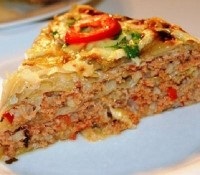 Lasagne cu carne tocată în cuptor rețetă pas cu pas cu fotografia