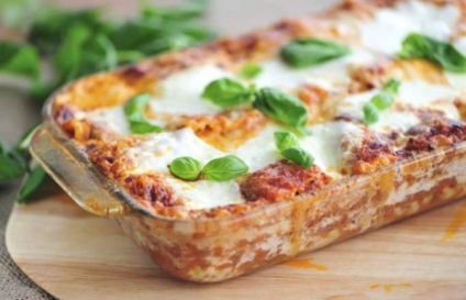 Lasagna hússal sütőben recept lépésről lépésre képekkel