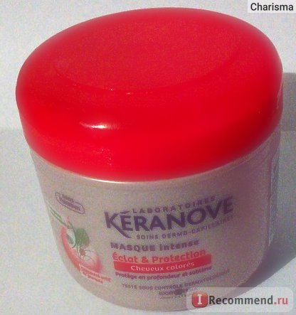 Hair Mask keranove színes haj - „üdvösség festett haj, fényét és ragyogását