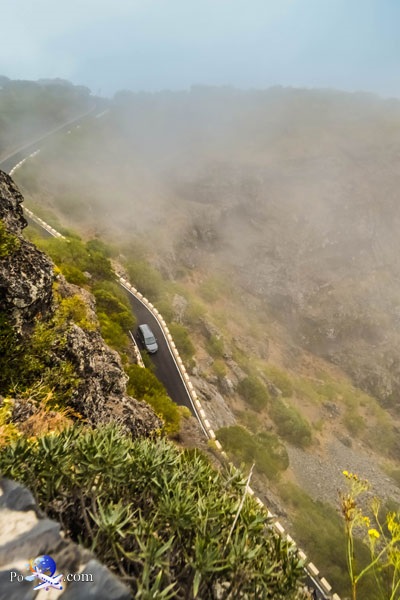 O mască în Tenerife este un chei, un sat și o plajă