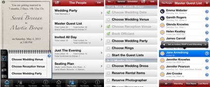 Мобилно приложение, за да се организира сватба