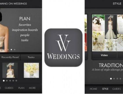 Mobilalkalmazást, hogy segítsen megszervezni egy esküvőt