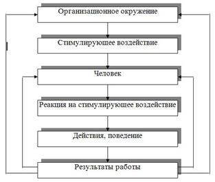 Модель взаємодії людини і організаційного оточення - людський фактор в організації