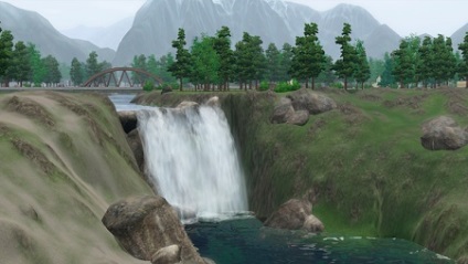 Moonlight Falls - noul oraș din lume sims 3