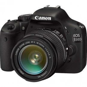 Prezentare generală a canonului 550d al camerei SLR