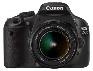 Prezentare generală a canonului 550d al camerei SLR