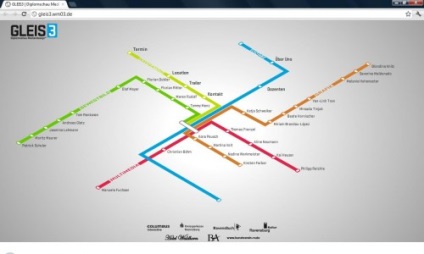 Meniuri de navigare originale pentru exemple și caracteristici flash, accent pe interactivitate