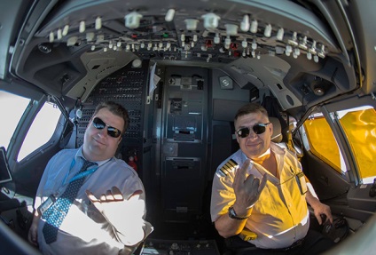 Pasagerul nu aterizează avionul 