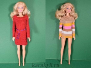 Ruha az ujjak Barbie - ruházat babák a zokni saját kezű, irkál