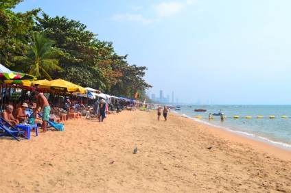 Plaja Jomtien - una dintre cele mai bune din Pattaya