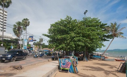 Plaja Jomtien, Pattaya fotografii, hoteluri, infrastructură