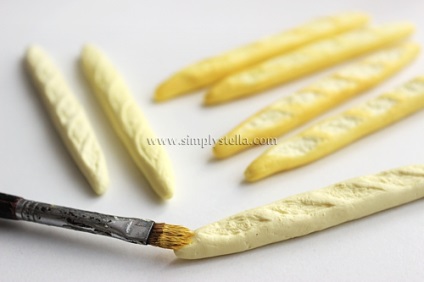 Изделия от полимерна глина миниатюрен реалистичен хляб