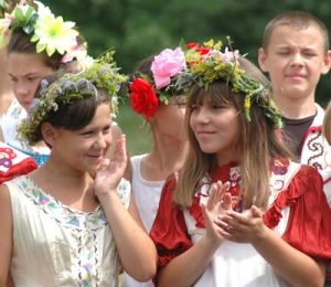 Ünnepe Ivan Kupala a gyermektábor