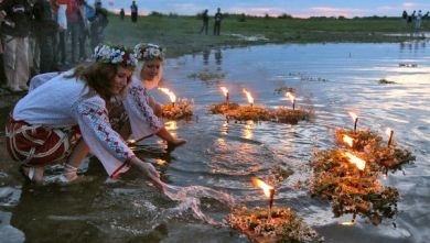 Ünnepe Ivan Kupala a gyermektábor