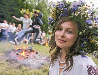 Ünnepe Ivan Kupala a gyermektábor