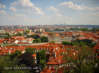 Castelul Praga din Praga, care arata din partea de est a cetatii