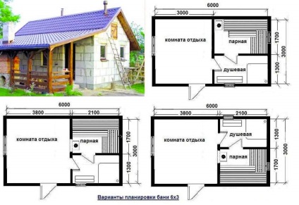 Proiectele bai dintr-un bloc de spumă cu fotografii, plusuri și minusuri video cum să-și construiască propriile mâini