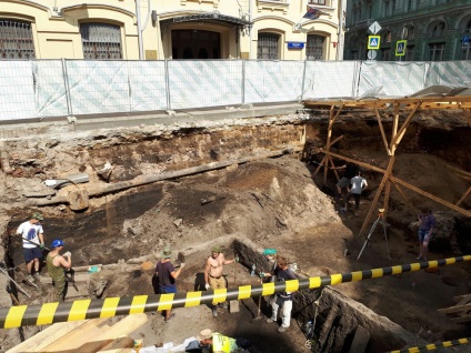 Excavații în centrul Moscovei
