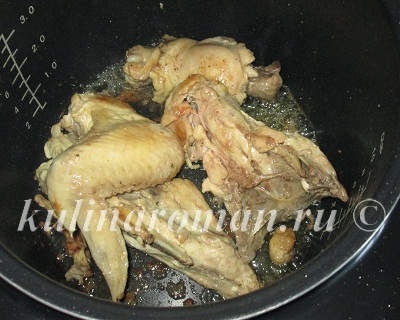 Omlós hajdina csirkét multivarka, ízletes receptek