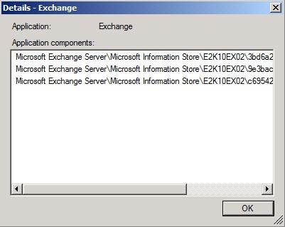 Megvitatása egy új modult Volume Shadow Copy Exchange 2010 kötetpillanatkép (VSS) (2. rész)