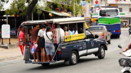 Zona și plaja din Jomtien din Pattaya - imagine de ansamblu