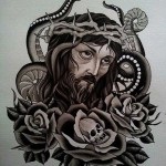 Tatuaj religios și ortodox