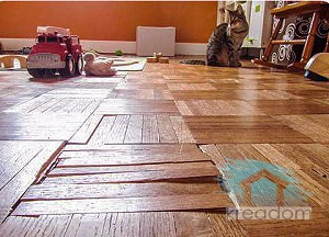 Repararea parchetului de restaurare a pardoselilor vechi din lemn