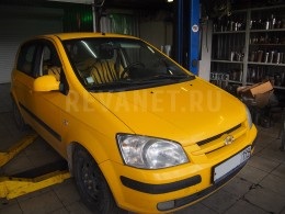 Ремонт изпускателната система Hyundai Getz, revanet