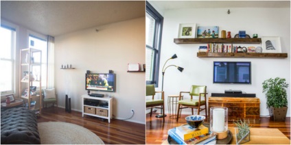 Reparați într-un apartament mic înainte și după