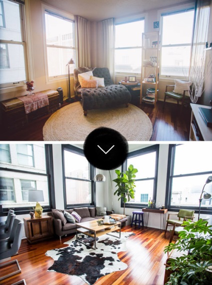 Reparați într-un apartament mic înainte și după