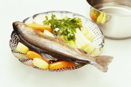 Rețete pentru un multi-bucătar cum să gătească o dieta aburit de pește