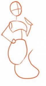 Desenați o femeie goală un șarpe - învățați să desenați