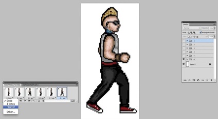 Desenați un personaj pixel în jocuri arcade în Photoshop