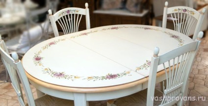Festett bútorok a stílus Provence, Provence stílus lakberendezés színek és kiegészítők stílusában Provence