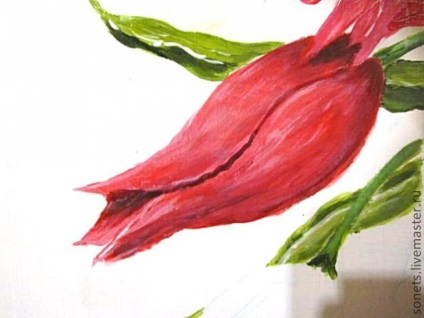 Festett tulipán szék - Fair Masters - kézzel készített, kézzel készített