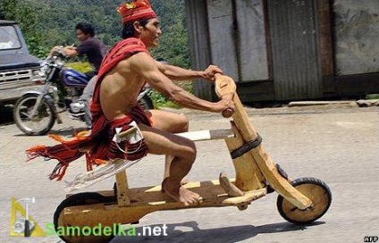 Scooter - scuter din lemn