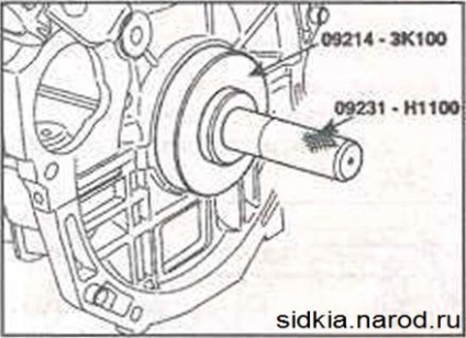 Asamblarea motorului motorizat