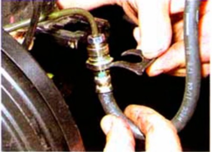 Demontarea și demontarea unui rack de absorbție a șocurilor - accent hender (accent de hyundai)