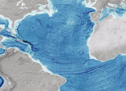 O hartă a podelei oceanului