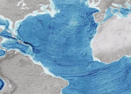 Съставител карта на света на океанското дъно