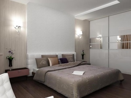 Dormitor într-o fotografie de stil modern