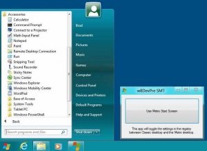 Vechi moduri de a dezactiva interfața metrou în Windows 8